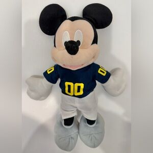 UNIVERSITY OF MICHIGAN MICKEY MOUSE Collegiate Collection Plushie